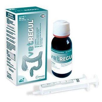 Farmadiet VetRegul Suplemento en Gel para Ayudar al Sistema Intestinal en Perros y Gatos - 50 ml