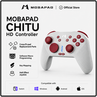 mobapad-joystick mecanico hall con bluetooth controlador de vibracion para nintendo switch pc android ios consola de juegos r