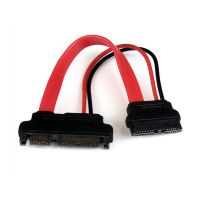 startech adaptador cable sata slimline a sata con alimentacion corriente hembramacho 15cm