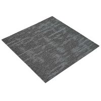 azulejo de alfombra gris carbon 50 x 50 cm 36 uds pp y betun vidaxl