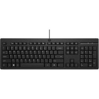teclado hp 125 usb alambrico completo 100 negro cable 18m