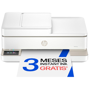 HP Envy 6520e 714N9B - Impresora Multifunción de Inyección de Tinta A4 | Wi-Fi de Doble Banda | USB 2.0 | Impresión a Doble Cara Automática | ADF | Hasta 10 ppm | Apple AirPrint | Imprime, Escanea y