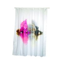 cortina de ducha polyester 180x200 cm borneo msv