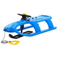 trineo con volante polipropileno azul 1025x40x23 cm vidaxl