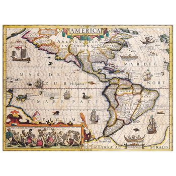Legendarte - Cuadro Lienzo, Impresión Digital - Mapa Antiguo No. 30 - Decoración Pared Cm. 80x100