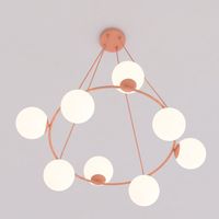 lampara de techo laster coral 8 luces