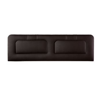 Cabecero Tapizado | Häusbed | Blume 160x50x7 | Cama 150 Polipiel Chocolate