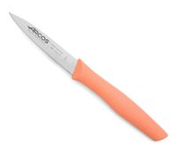 cuchillo mondador acero inoxidable 85 mm mango polipropileno coral