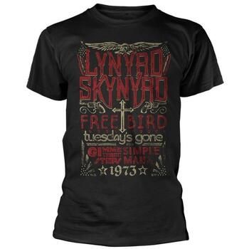 Lynyrd Skynyrd Tops y Camisetas Free Bird 1973 para hombre