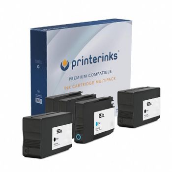 Compatible Multipack HP OfficeJet Pro 8720 All-in-One Printer Ink Cartridges (5 Pack) -L0S70AE
