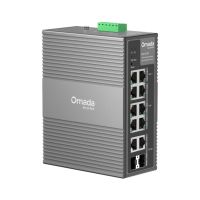 switch tp-link omada ies210gpp 8 puertos gigabit l2 poe cloud din rail rack