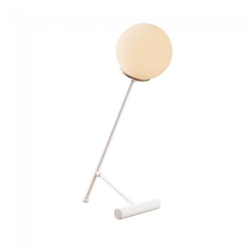 Lámpara de mesa birdie opal blanco