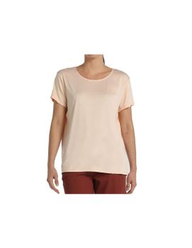 Camiseta de Montaña +8000 Acacia Naranja Pastel Bicolor Mujer