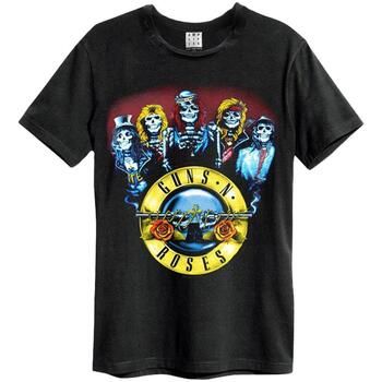 Amplified Clothing Camiseta Skeleton Drum para mujer
