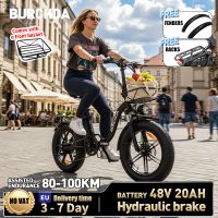 burchda 2026 nueva r8sv bicicleta electrica plegable urbana bateria de litio 48v20ah e-bike de 20 pulgadas con neumaticos gruesos 40 bicicleta electrica para adultos