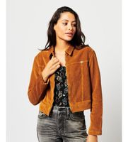 superdry para mujer w5011113a chaqueta corta de pana vintage marron l casual algodon