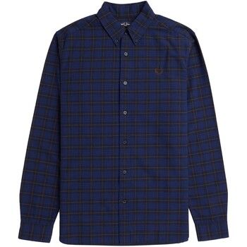 Fred Perry Camisa manga larga Fp Tartan Oxford Shirt para hombre