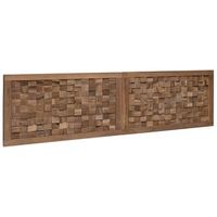 cabeceropanel de cabecero natural 160 cm madera de teca maciza