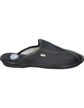 Zapatillas De Casa Destalonadas Cosdam 1492 Negras Para Hombre 41