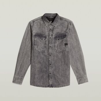G-Star Raw Camisa manga larga D23616-D540-H162 SUN FADE GRAPHITE GREY para hombre