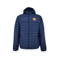 chaqueta fc barcelona nino acolchada navy