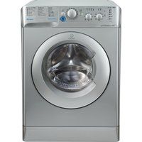 indesit bwc 61452 s 6 kg 1400 spin washing machine - silver silver