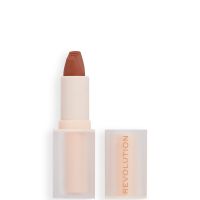 makeup revolution lip allure soft satin lipstick 50g various shades - chauffeur nude
