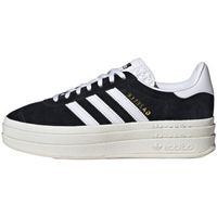 adidas deportivas moda gazelle bold core black white para mujer