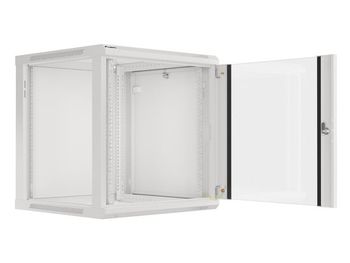 Bastidor de pared Lanberg WF01-6612-10S 12U 60kg IP20 Gris RAL7035 Autoinstalable