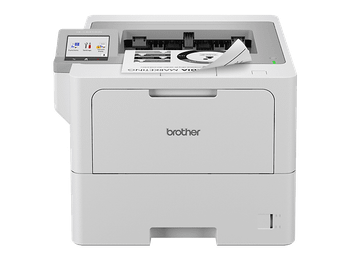 Impresora láser - Brother HL-L6410DN, Monocromo, Red Cableada y WiFi Opcional, 50ppm, Blanco