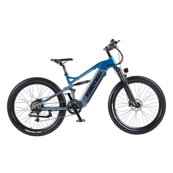 Bicicleta De Montaña Eléctrica Kimdyma K01, Batería De 48 V Y 20 Ah Con Sensor De Par, Azul