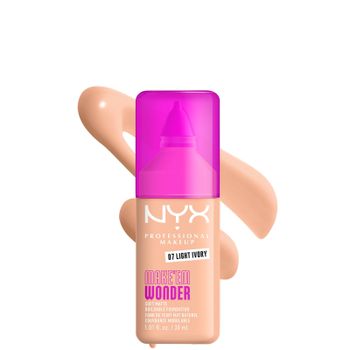 NYX Professional Makeup Make 'EM Wonder, 24H Soft Matte Foundation (Various Shades) - Light Ivory