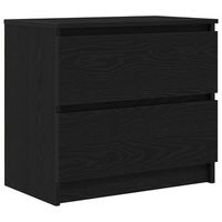 mueble para tv madera contrachapada negro 60x35x54 cm vidaxl