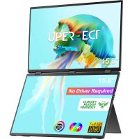 uperfect monitor doble portatil plegable de 156 1080p ips 100 srgbsoporte ajustable incorporadoaltavozhd usb-c con