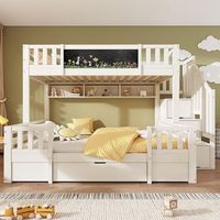 litera para 3 personas r 90140x200 escalera con almacenamiento pizarra negra blanco