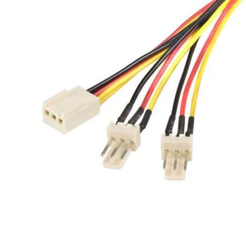Cable divisor alimentación interna StarTech.com TX3 30 cm 1 a 2 ventiladores