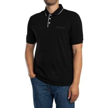 Armani Exchange Polo Polo con logo recortado para hombre