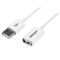 cable de 3m de extensian alargador usb 20 - macho a hembra usb a - extensor - blanco