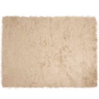 alfombra de de oveja sintetica tafalla beige 240 x 340 cm