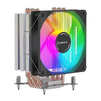 Refrigeración Aire UNYKAch Socket LGA 1700/AM4 120mm H60 ARGB Iluminación Personalizable