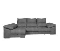 sofa cama chaise longue yago 275cm reclinable con arcon 2 pufs