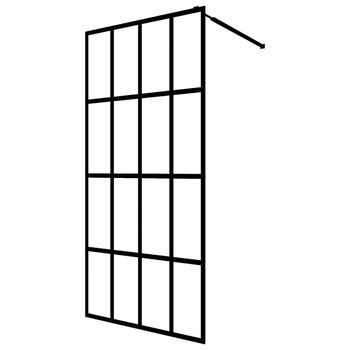 Mampara De Ducha Vidrio Templado Transparente 140x195 Cm Vidaxl