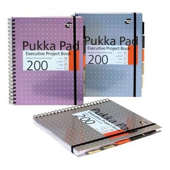 Pukka Pad A4 Executive Project Book Ruled 200 Page PK3