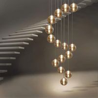 zmh lampara colgante led moderna 15 luces arana de ambar altura ajustable para sala de estar comedor galeria villa