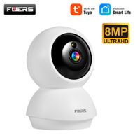 fuentes 4k 8mp camara ip inalambrica vigilancia wifi interior funciona con tuya smart app home baby monitor seguimiento automatico cctv seguridad