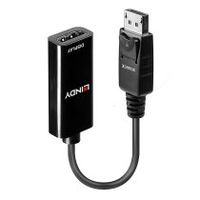 lindy 41718 adaptador de cable de vadeo 015 m displayport hdmi negro