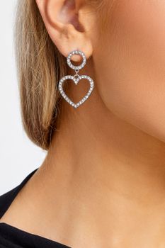 Pendientes Colgantes De Corazón