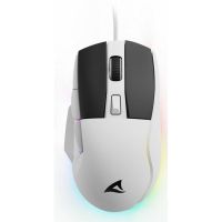 raton sharkoon skiller sgm35 usb 6400 dpi blanco rgb iluminacion sin software