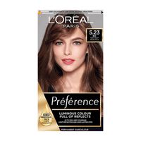 loreal paris preference infinia 523 chocolate rose gold hair dye
