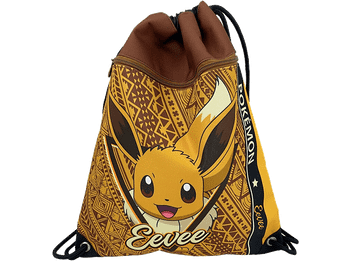 Mochila - Sherwood Pokémon: Eevee, De cuerdas, Con bolsillo delantero